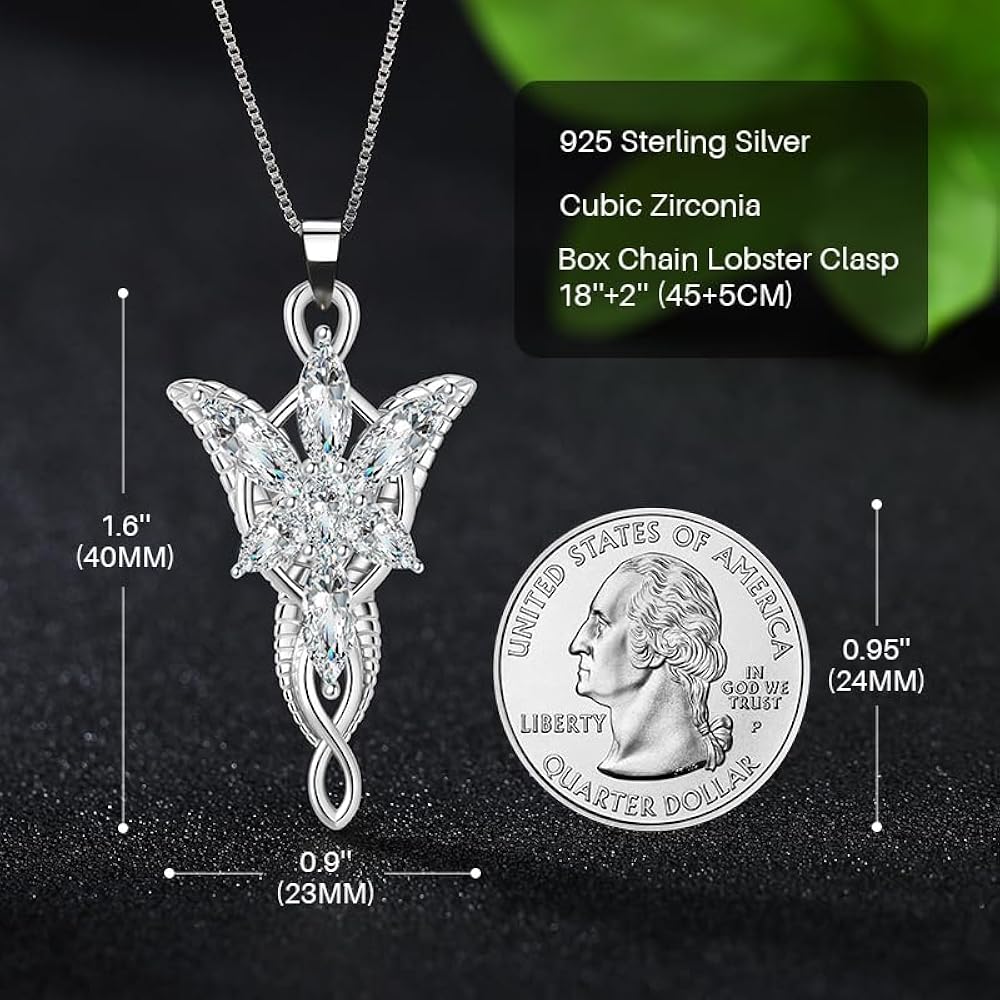 Amazon.com: Jurikko 925 Sterling Silver Arwen Evenstar
